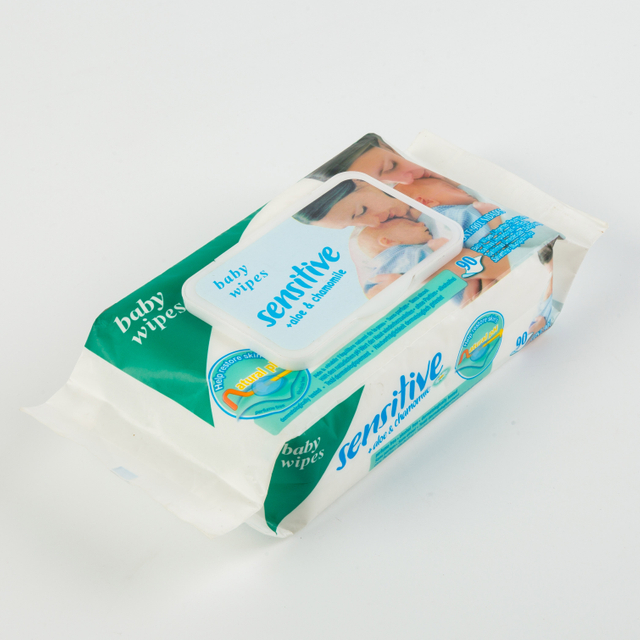 90pcs Sensitive Dessle Sented Baby Wipes pour la bouche et les mains
