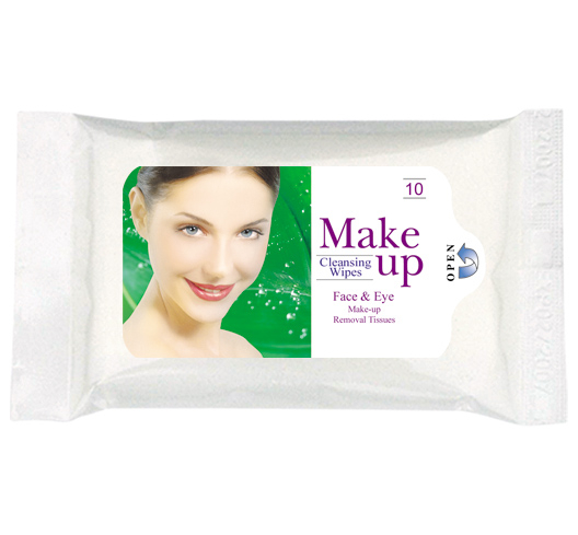 Makeup Remover Effichez avec logo enveloppé individuellement Remover Facs FACE PLIDE LALLE COMMENTAIRE FACIEL