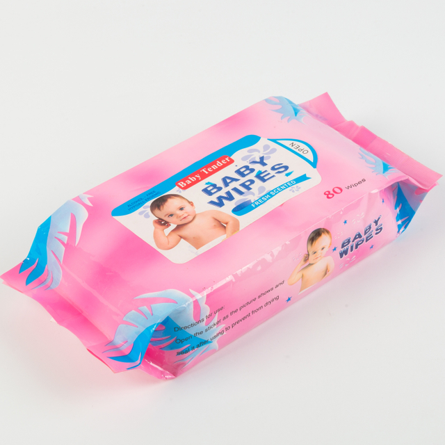 Nettoyage pour bébé sans alcool sans alcool essuyer les tissus humides avec parfum