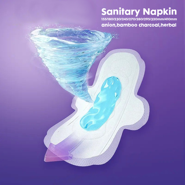 Marque OEM en gros vendant des serviettes hygiéniques pour filles super absorbantes économiques