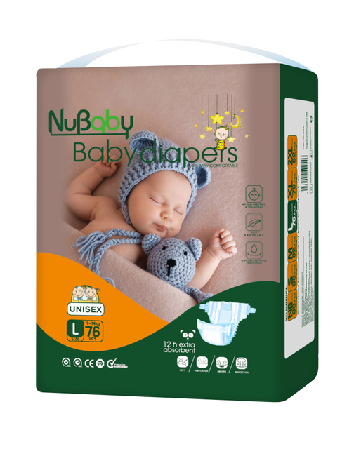 Échantillon gratuit en gros en gros coton moelleux en coton doux pour bébé couches de couches
