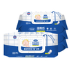 Étiquette privée 80pcs Finchable Papier toilettes humides Laispues humides sanitaires personnelles pour nettoyer Utilisation des ménages