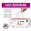 80pcs Paper Soft Wet Nettaits Wipes pour chats et chiens Nettoyage pour animaux de compagnie