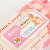 Vente chaude en gros Baby Baby Skin Nettoyage des lingettes Natural Fragrance Wipes Wipes Big Taille pour bébé