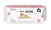 80pcs Paper Soft Wet Nettaits Wipes pour chats et chiens Nettoyage pour animaux de compagnie