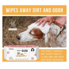 80pcs Paper Soft Wet Nettaits Wipes pour chats et chiens Nettoyage pour animaux de compagnie