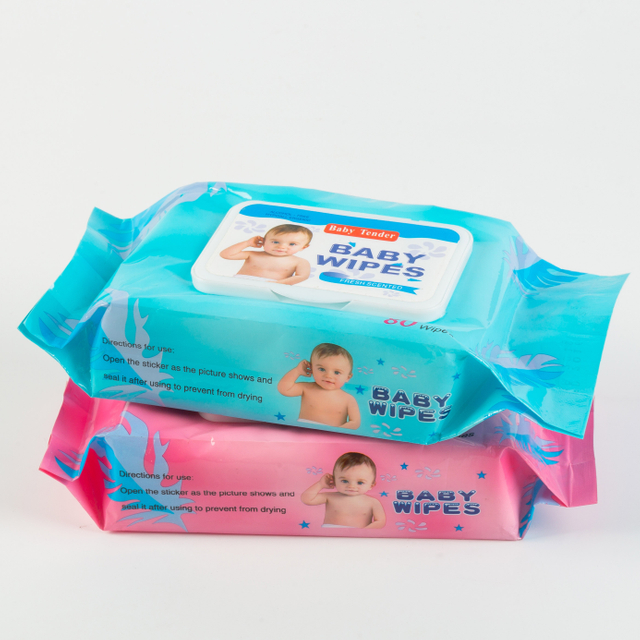 80pcs 80pcs Tissu non tissé Luttes de nettoyage de bébé