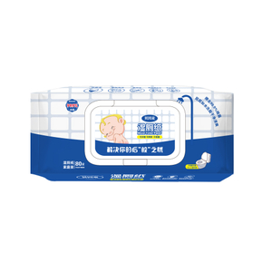 Étiquette privée 80pcs Finchable Papier toilettes humides Laispues humides sanitaires personnelles pour nettoyer Utilisation des ménages