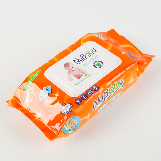 80pcs Organic Soft Natural No Ajout Sensitive Skin-Care Hand and Face Baby Wipes 