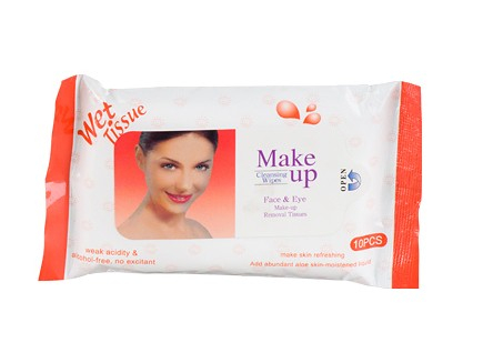 L'usine fournit directement des lingettes de maquillage de maquillage de maquillage de maquillage pour le visage de marque privée OEM.