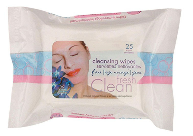 Factory en gros 20pcs Fasial Wipes Makeup Remover Nettoying Makeup Makeup Wipes Label Private Custom