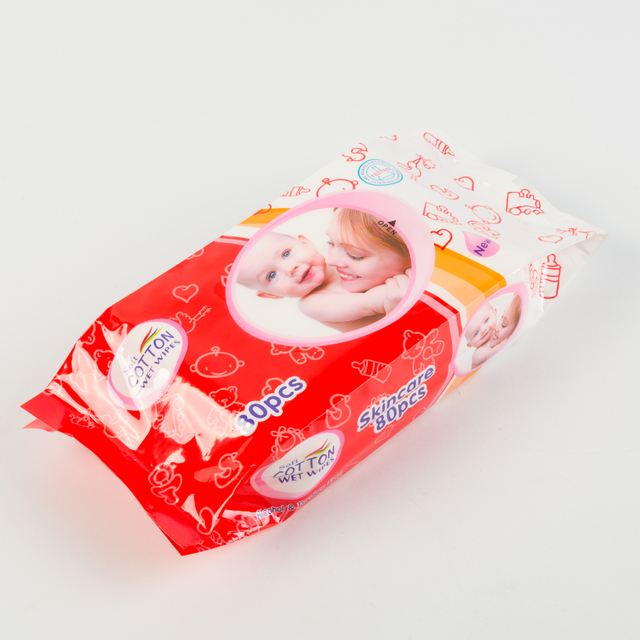 Fragrance de 80pcs personnalisé en gros échantillon gratuit des lingettes humides de la Chine 