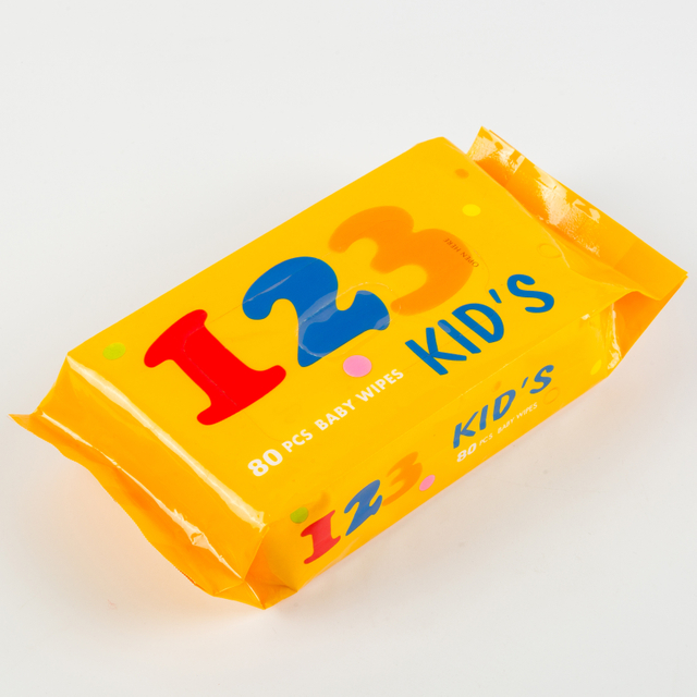 NOUVEAU 123 Biodegrabable Baby Wipe Wipes 80pcs avec un prix bon marché